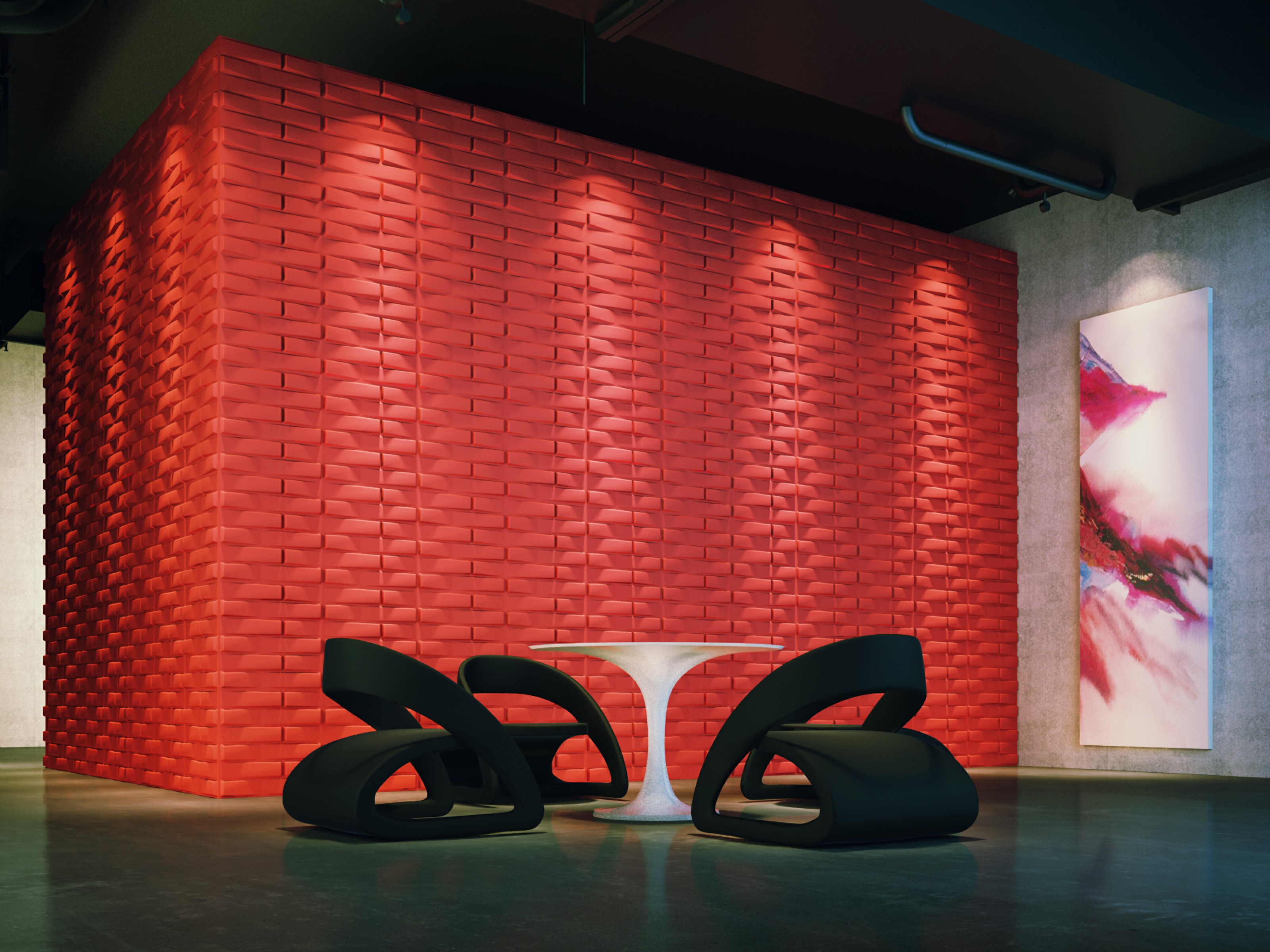 laguna -3D wall panel